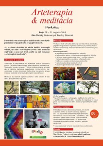 Workshop „Arteterapia a meditácia“ – Banský Studenec, 28. – 31. 8. 2014