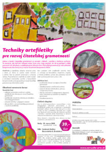 Techniky artefiletiky pre rozvoj čitateľskej gramotnosti