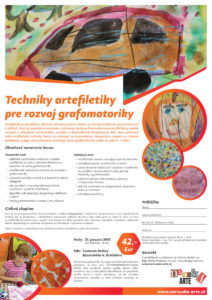 Techniky artefiletiky pre rozvoj grafomotoriky