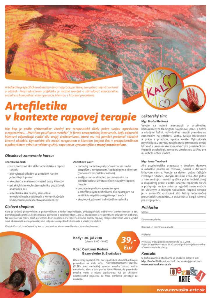 Artefiletika v kontexte rapovej terapie