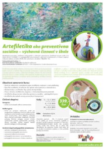 Artefiletika ako preventívna sociálno – výchovná činnosť v škole