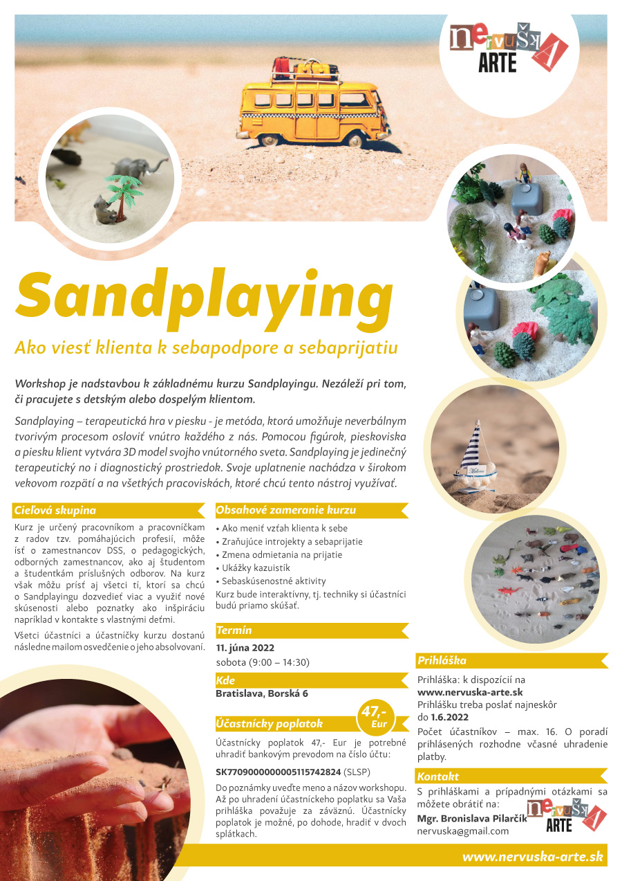 Sandplaying - Ako viesť klienta k sebapodpore a sebaprijatiu