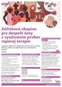 Zážitková skupina pre dospelé ženy s využívaním prvkov rapovej terapie