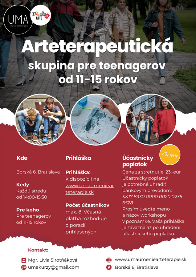 Arte pre teenagerov 11-15rokov