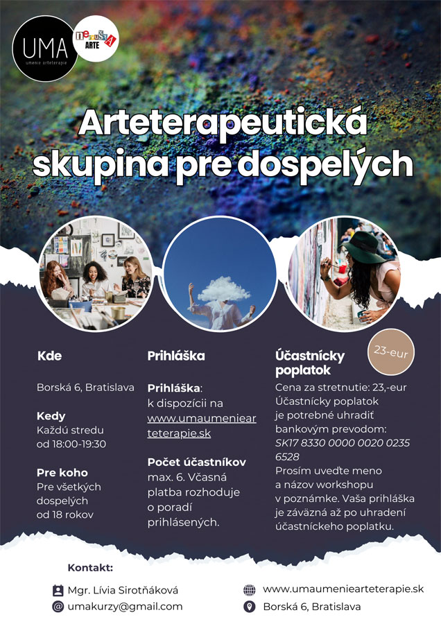 Arteterapeutická skupina pre dospelých