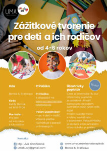 Zážitkové tvorenie pre deti od 4-6 rokov a ich rodičov