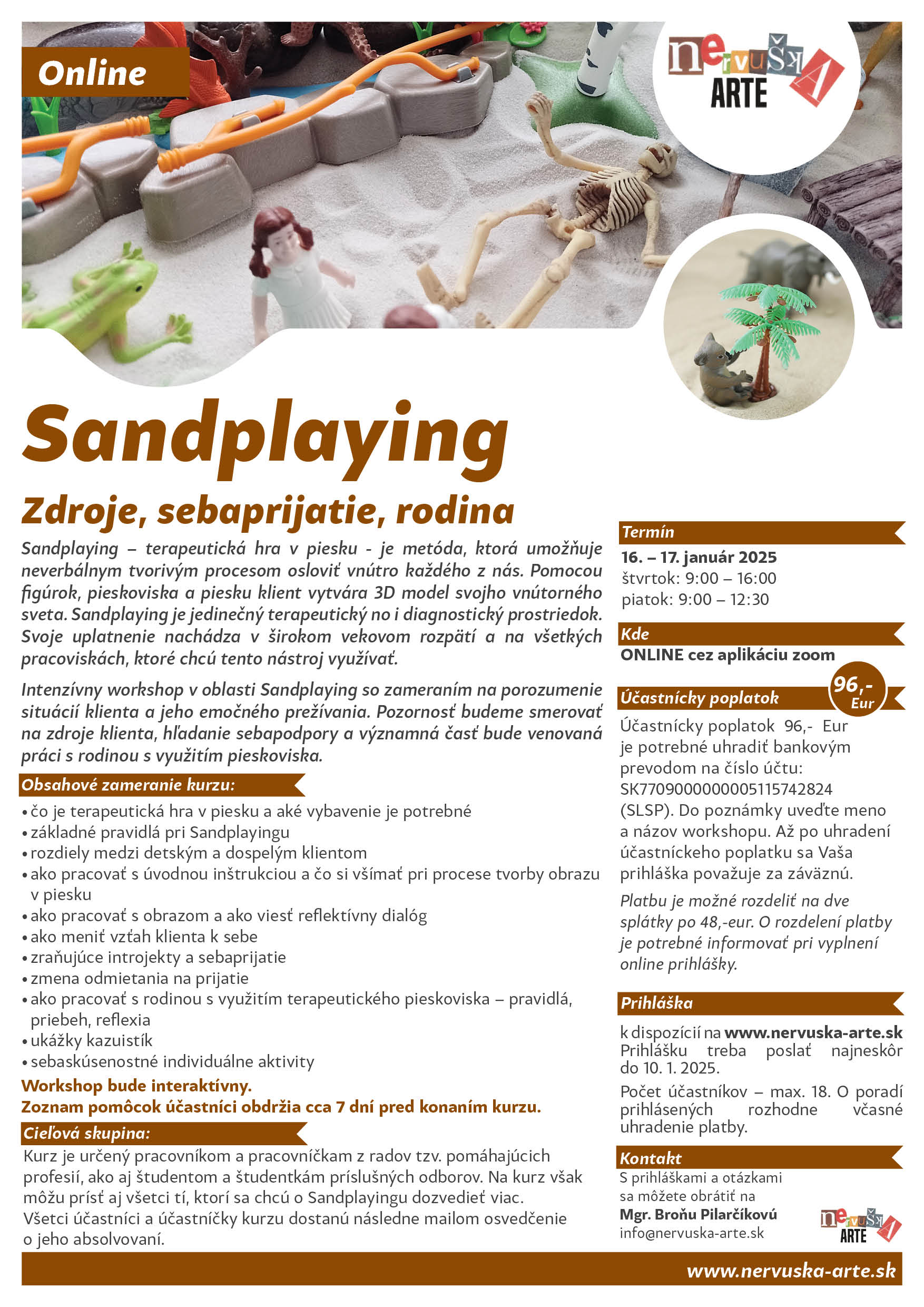 Sandplaying Zdroje, sebaprijatie, rodina