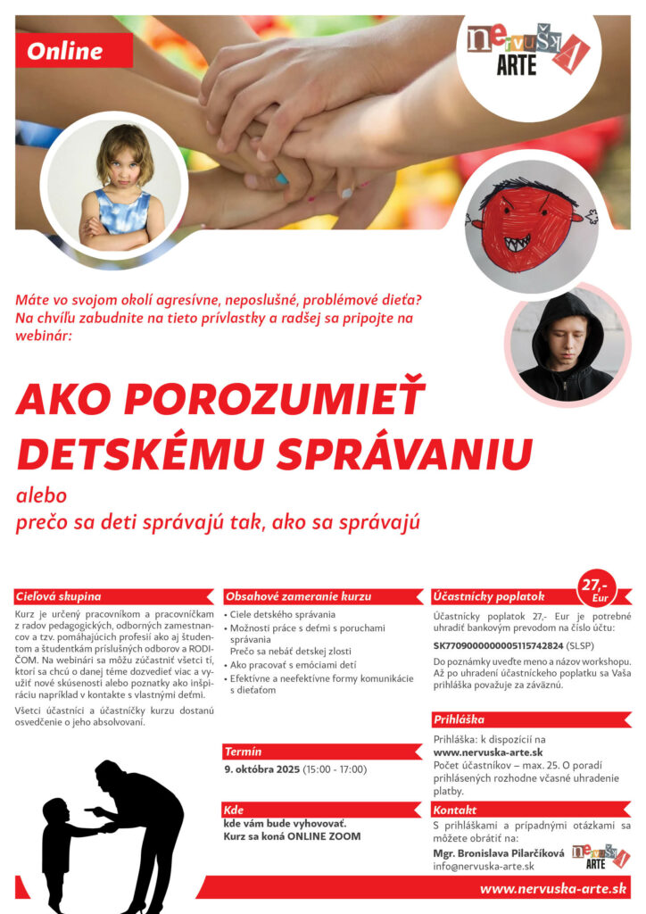 AKO POROZUMIEŤ DETSKÉMU SPRÁVANIU