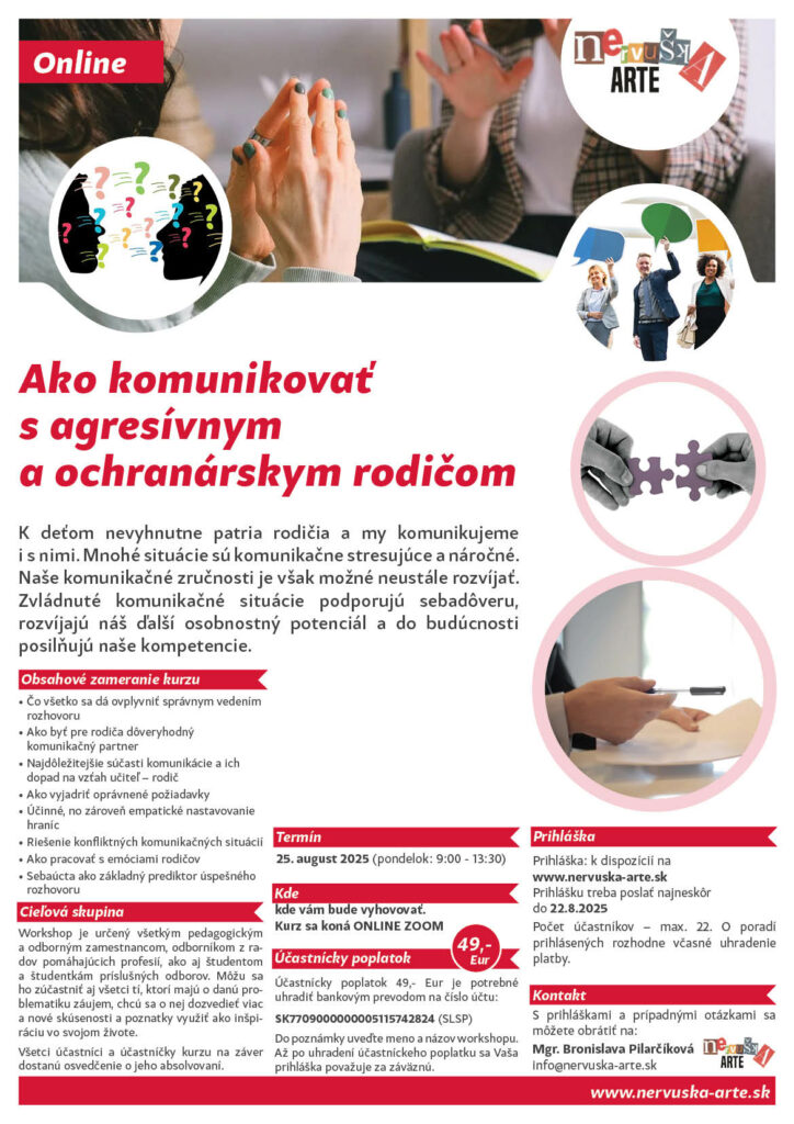 Ako komunikovať s agresívnym a ochranárskym rodičom
